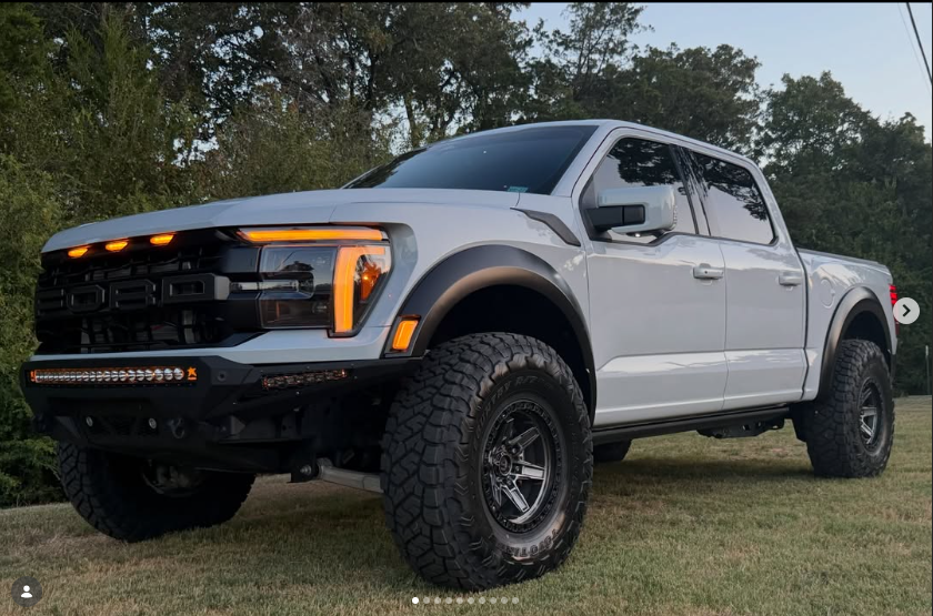 White 2025 Ford Raptor built by Aggieland Off-Road